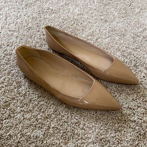 J. Crew Viv Nude Patent Flats